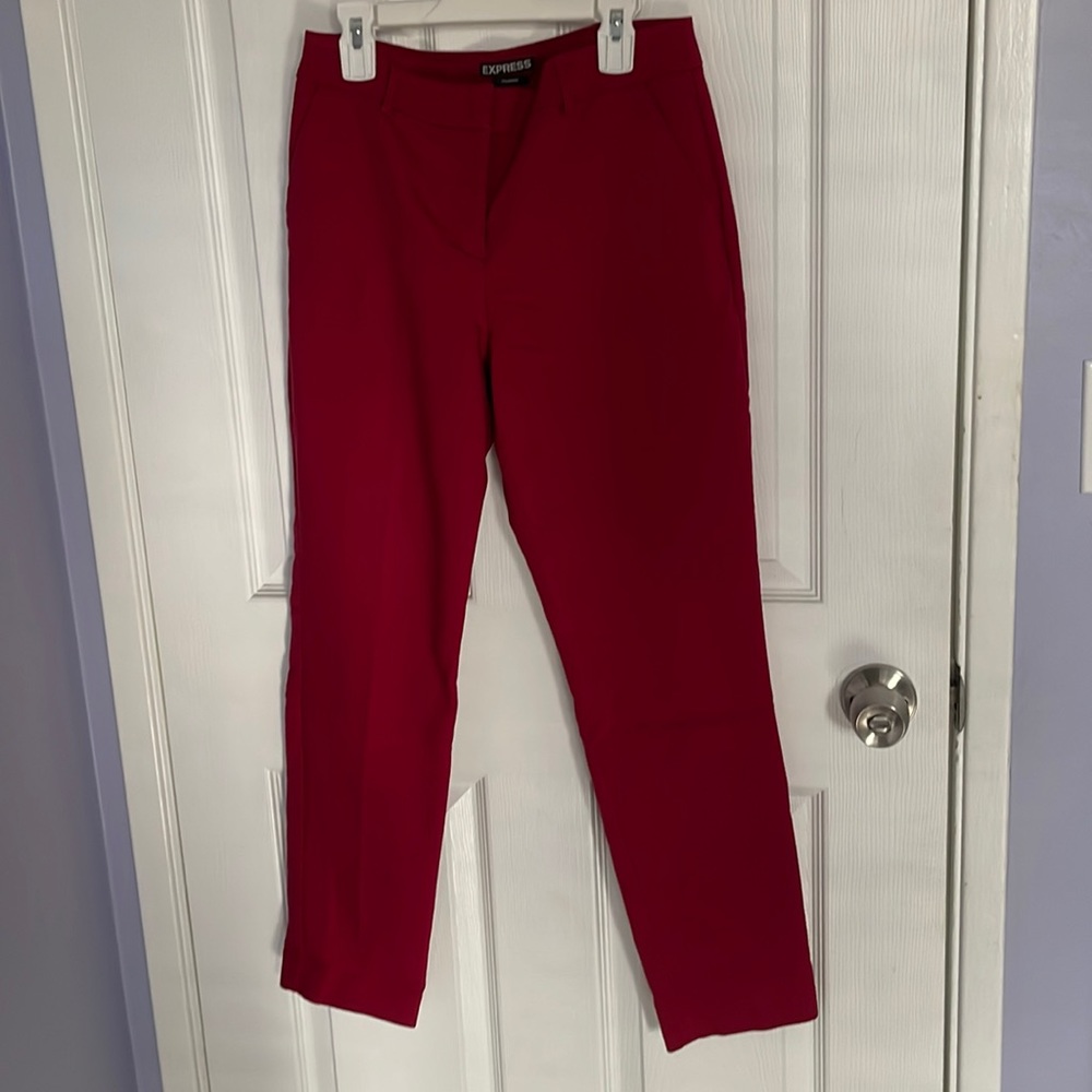 Express maroon slacks size 4R